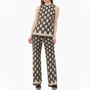 Trina Turk 2 Piece Set -Sleeveless Top and High Waist Bottom | NWT Size M